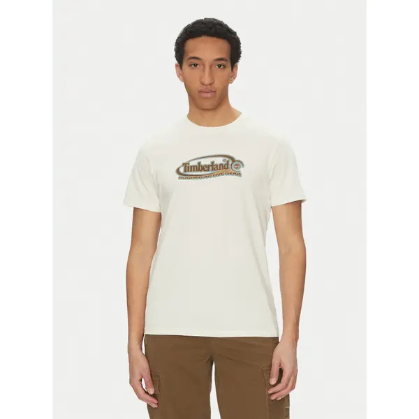 Timberland Timberland T-shirt TB0A6DJY Bijela Regular Fit