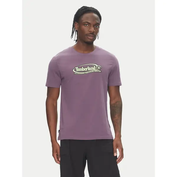 Timberland Timberland T-shirt TB0A6DJY Ljubičasta Regular Fit