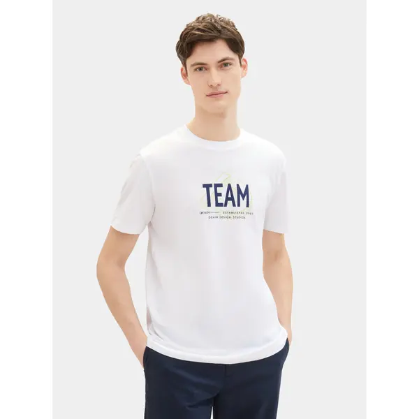 Tom Tailor Tom Tailor Denim T-shirt 1040838 Bijela Regular Fit