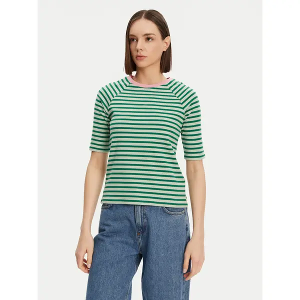 Tom Tailor Denim Tom Tailor Denim T-shirt 1045410 Zelena Regular Fit