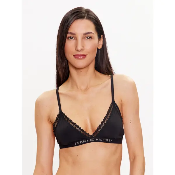 Tommy Hilfiger Tommy Hilfiger Grudnjak brallete UW0UW04242 Crna