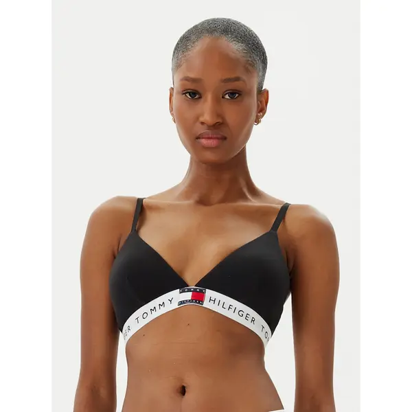Tommy Hilfiger Tommy Hilfiger Grudnjak brallete UW0UW06040 Crna