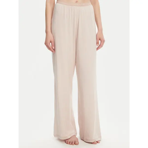 Tommy Hilfiger Tommy Hilfiger Pidžama hlače UW0UW05776 Bež Relaxed Fit