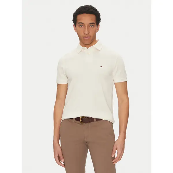 Tommy Hilfiger Tommy Hilfiger Polo 1985 MW0MW17770 Bež Regular Fit