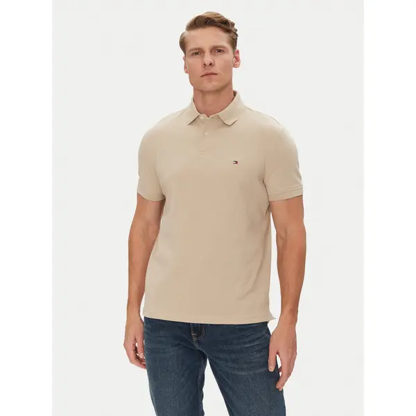 Tommy Hilfiger Tommy Hilfiger Polo 1985 MW0MW17770 Bež Regular Fit