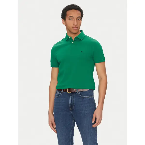 Tommy Hilfiger Tommy Hilfiger Polo 1985 MW0MW17770 Zelena Regular Fit