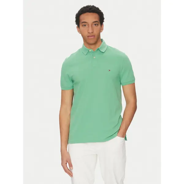 Tommy Hilfiger Tommy Hilfiger Polo 1985 MW0MW17770 Zelena Regular Fit