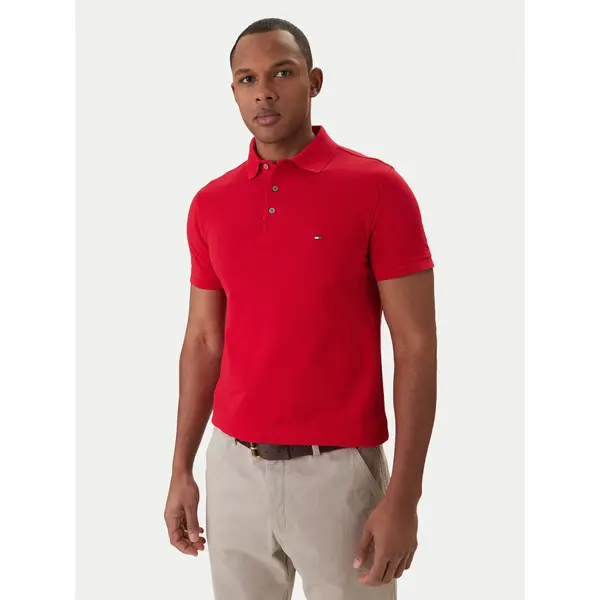 Tommy Hilfiger Tommy Hilfiger Polo 1985 MW0MW17771 Crvena Slim Fit