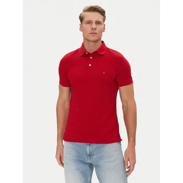 Tommy Hilfiger Tommy Hilfiger Polo 1985 MW0MW17771 Crvena Slim Fit