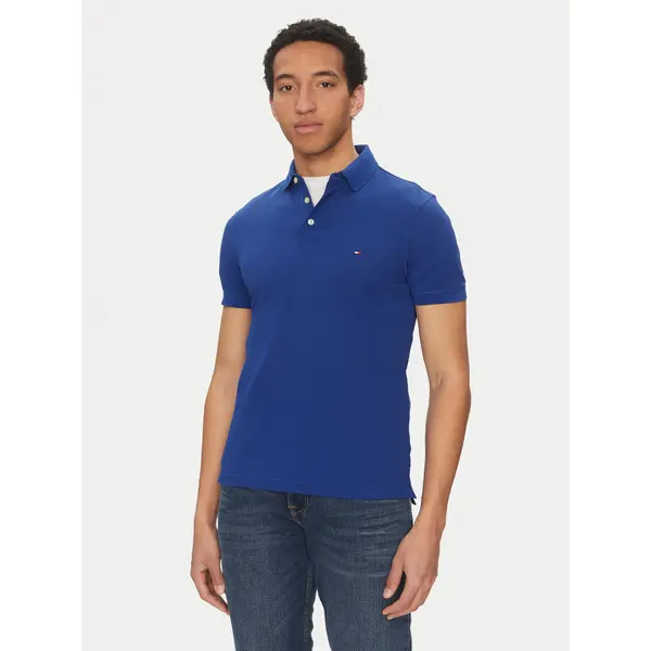Tommy Hilfiger Tommy Hilfiger Polo 1985 MW0MW17771 Plava Slim Fit