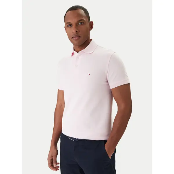 Tommy Hilfiger Tommy Hilfiger Polo 1985 MW0MW17771 Ružičasta Slim Fit