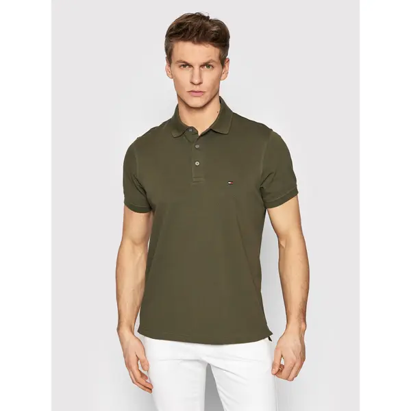 Tommy Hilfiger Tommy Hilfiger Polo 1985 MW0MW17771 Zelena Slim Fit
