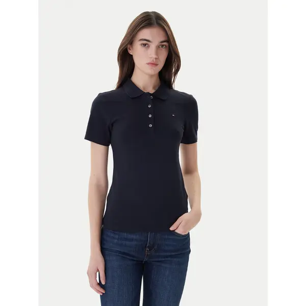 Tommy Hilfiger Tommy Hilfiger Polo 1985 WW0WW42047 Tamnoplava Slim Fit
