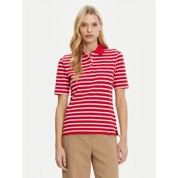 Tommy Hilfiger Tommy Hilfiger Polo 1985 WW0WW43224 Crvena Regular Fit