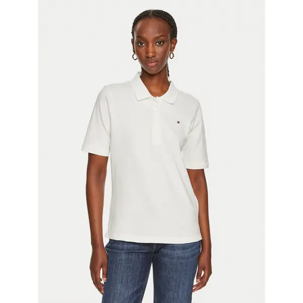 Tommy Hilfiger Tommy Hilfiger Polo 1985 WW0WW43224 Écru Regular Fit