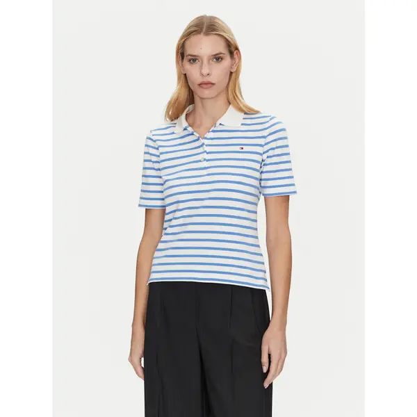Tommy Hilfiger Tommy Hilfiger Polo 1985 WW0WW43224 Svijetloplava Regular Fit