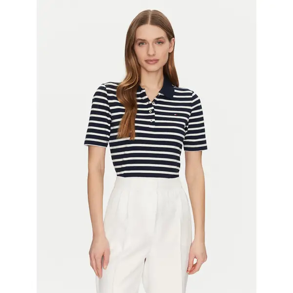 Tommy Hilfiger Tommy Hilfiger Polo 1985 WW0WW43224 Tamnoplava Regular Fit