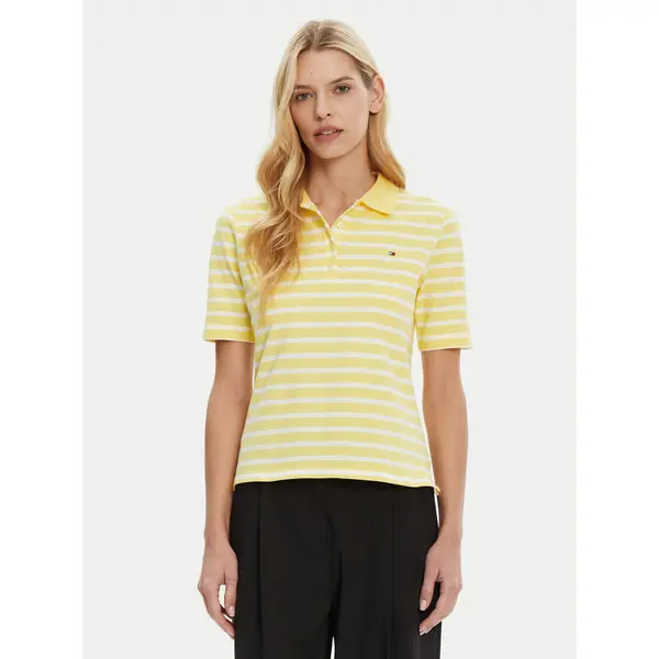 Tommy Hilfiger Tommy Hilfiger Polo 1985 WW0WW43224 Žuta Regular Fit