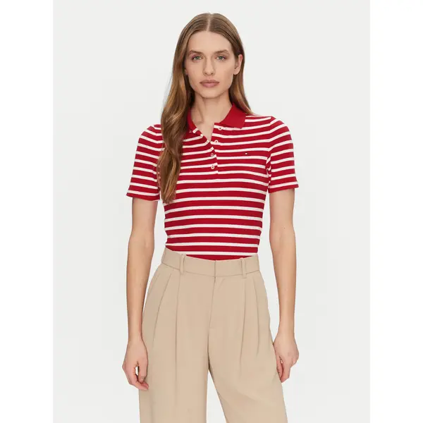 Tommy Hilfiger Tommy Hilfiger Polo 1985 WW0WW43225 Crvena Slim Fit