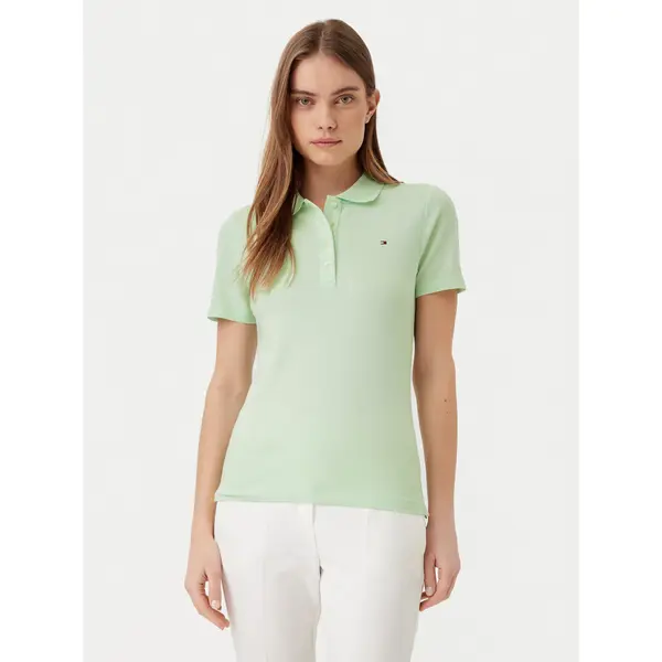 Tommy Hilfiger Tommy Hilfiger Polo 1985 WW0WW43225 Zelena Slim Fit