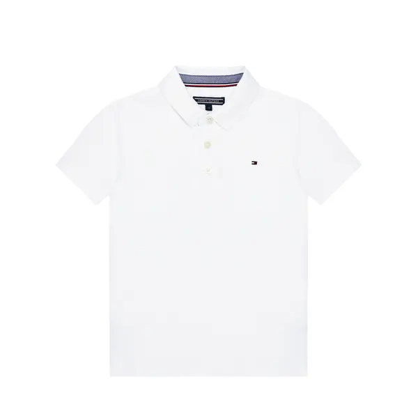 Tommy Hilfiger Tommy Hilfiger Polo Boys Tommy KB0KB03975 S Bijela Regular Fit