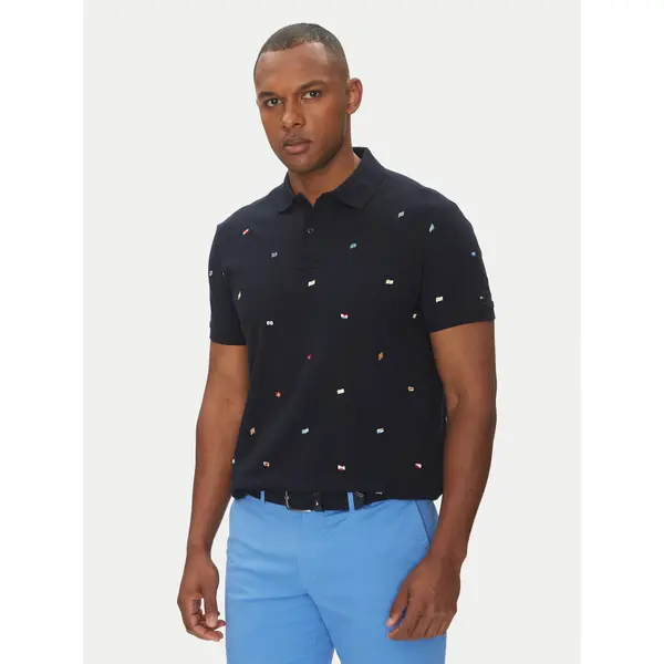 Tommy Hilfiger Tommy Hilfiger Polo Critter MW0MW39044 Tamnoplava Regular Fit