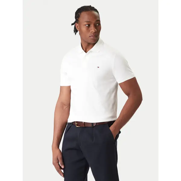 Tommy Hilfiger Tommy Hilfiger Polo Essential MW0MW35585 Bijela Regular Fit