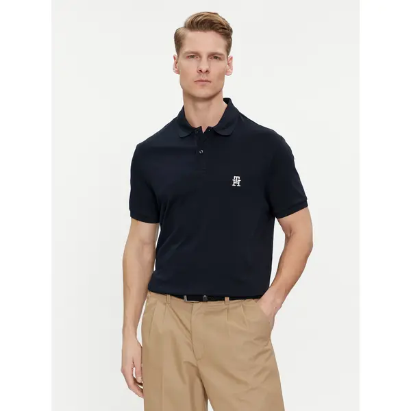Tommy Hilfiger Tommy Hilfiger Polo Interlock MW0MW34783 Tamnoplava Regular Fit