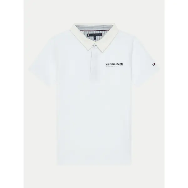 Tommy Hilfiger Tommy Hilfiger Polo KB0KB09332 Bijela Regular Fit