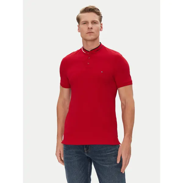 Tommy Hilfiger Tommy Hilfiger Polo Mao MW0MW34752 Crvena Slim Fit