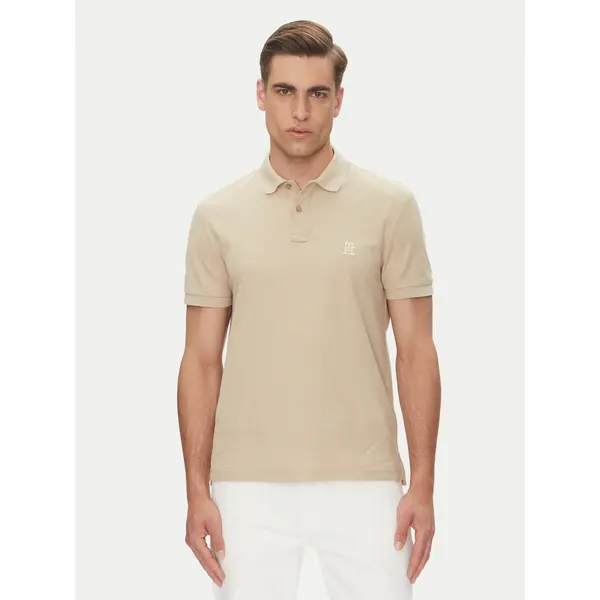 Tommy Hilfiger Tommy Hilfiger Polo MW0MW33167 Bež Regular Fit