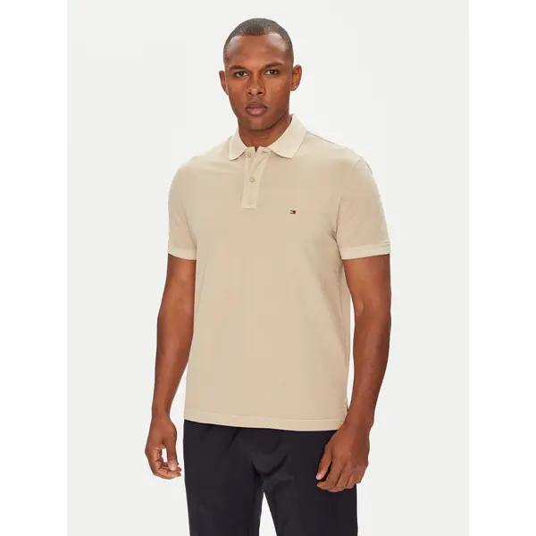Tommy Hilfiger Tommy Hilfiger Polo MW0MW34757 Bež Regular Fit