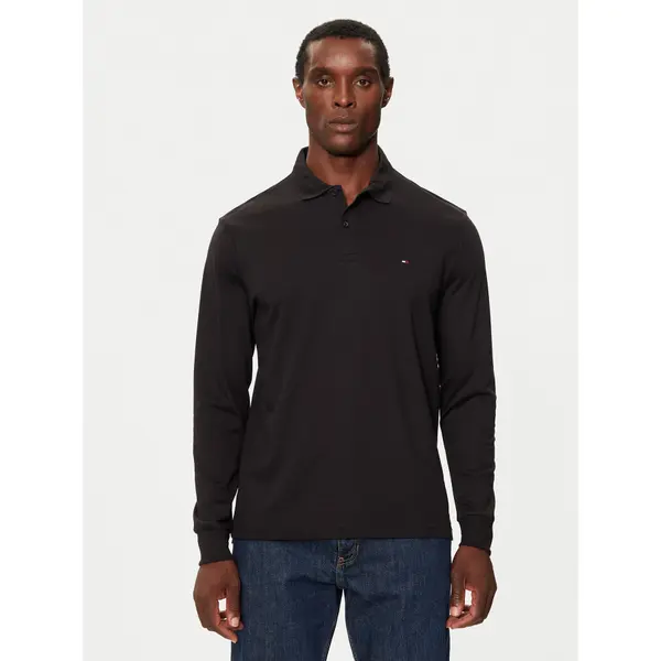 Tommy Hilfiger Tommy Hilfiger Polo MW0MW37317 Crna Regular Fit