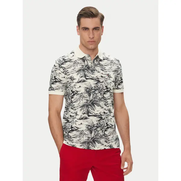 Tommy Hilfiger Tommy Hilfiger Polo MW0MW38475 Bež Regular Fit