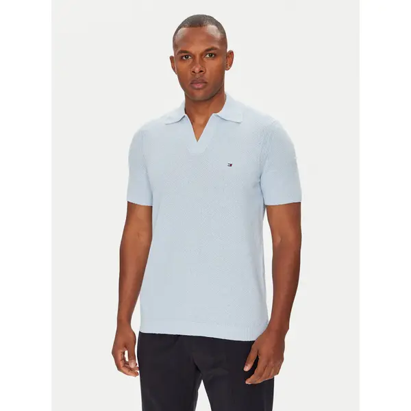 Tommy Hilfiger Tommy Hilfiger Polo MW0MW39531 Svijetloplava Regular Fit
