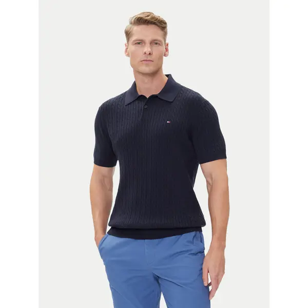 Tommy Hilfiger Tommy Hilfiger Polo MW0MW40701 Tamnoplava Regular Fit