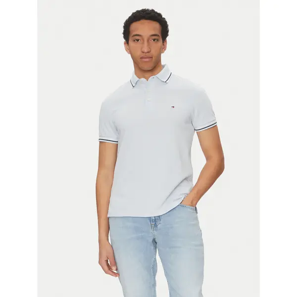 Tommy Hilfiger Tommy Hilfiger Polo Seasonal MW0MW39993 Svijetloplava Slim Fit