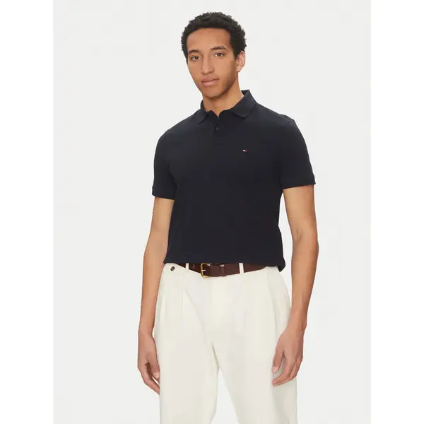 Tommy Hilfiger Tommy Hilfiger Polo Vertical MW0MW38951 Tamnoplava Regular Fit