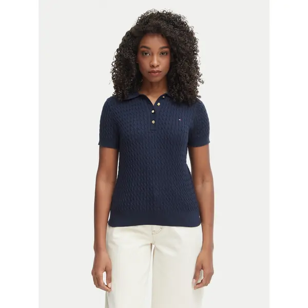 Tommy Hilfiger Tommy Hilfiger Polo WW0WW41474 Tamnoplava Regular Fit