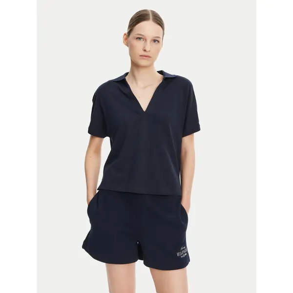 Tommy Hilfiger Tommy Hilfiger Polo WW0WW44512 Tamnoplava Relaxed Fit