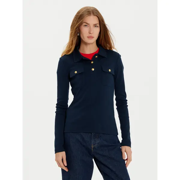 Tommy Hilfiger Tommy Hilfiger Polo WW0WW45308 Tamnoplava Slim Fit