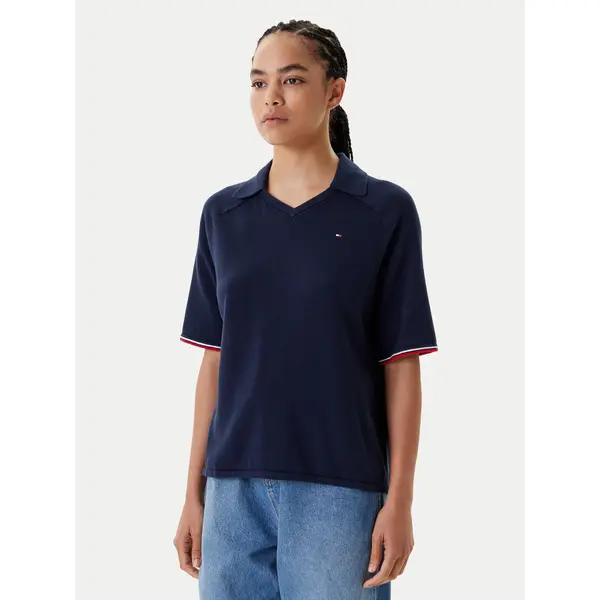 Tommy Hilfiger Tommy Hilfiger Polo WW0WW45694 Tamnoplava Regular Fit