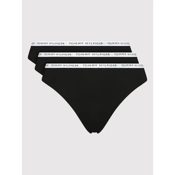 Tommy Hilfiger Tommy Hilfiger Set tanga gaćica﻿ UW0UW02829 Crna