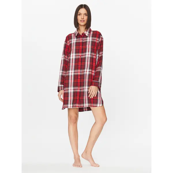 Tommy Hilfiger Tommy Hilfiger Spavaćica UW0UW04874 Crvena Relaxed Fit