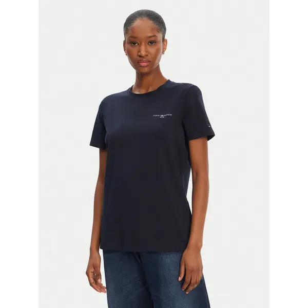Tommy Hilfiger Tommy Hilfiger T-shirt 1985 WW0WW37877 Tamnoplava Regular Fit