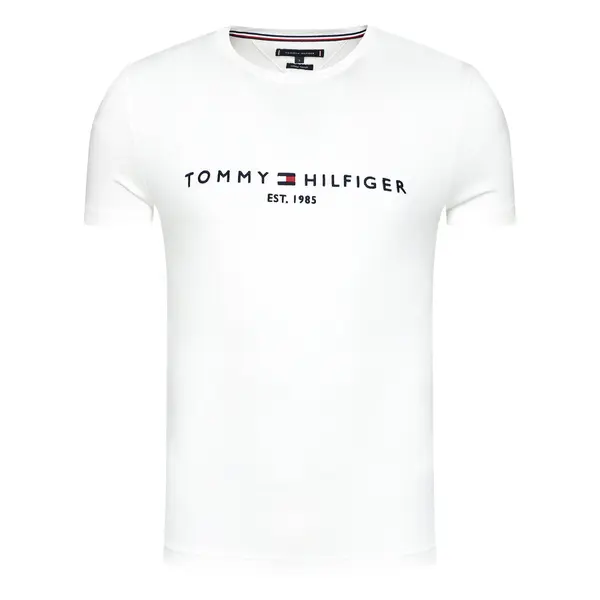 Tommy Hilfiger Tommy Hilfiger T-shirt Core Logo Tee MW0MW11465 Bijela Regular Fit