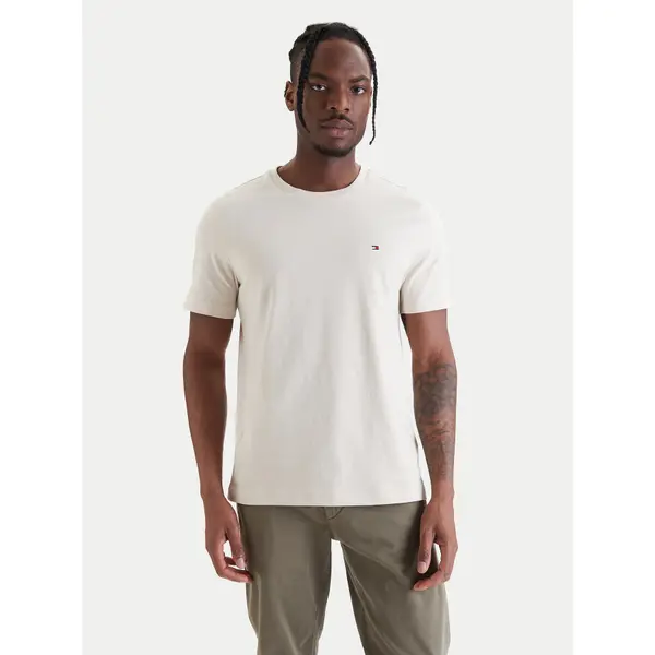 Tommy Hilfiger Tommy Hilfiger T-shirt Ess Seasonal MW0MW39995 Bež Regular Fit