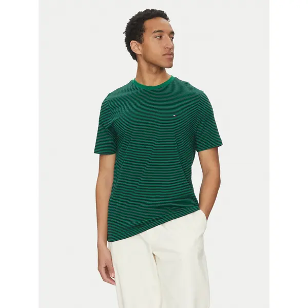 Tommy Hilfiger Tommy Hilfiger T-shirt Ess Seasonal MW0MW39995 Zelena Regular Fit
