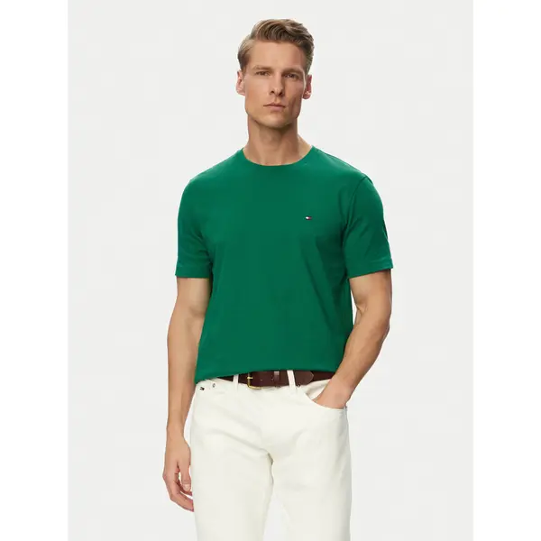 Tommy Hilfiger Tommy Hilfiger T-shirt Ess Seasonal MW0MW39995 Zelena Regular Fit