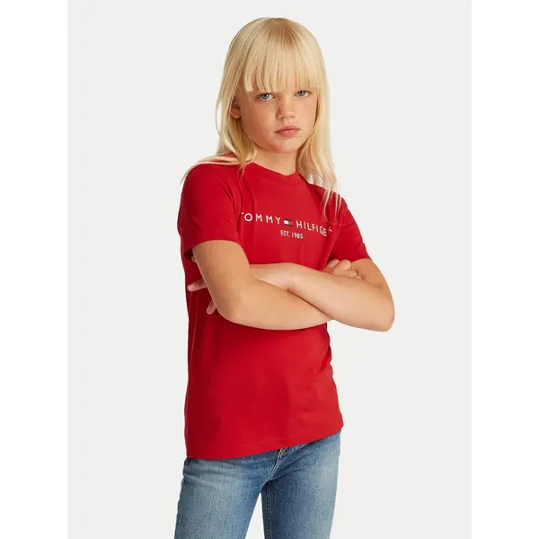 Tommy Hilfiger Tommy Hilfiger T-shirt Essential KS0KS00397 D Crvena Regular Fit